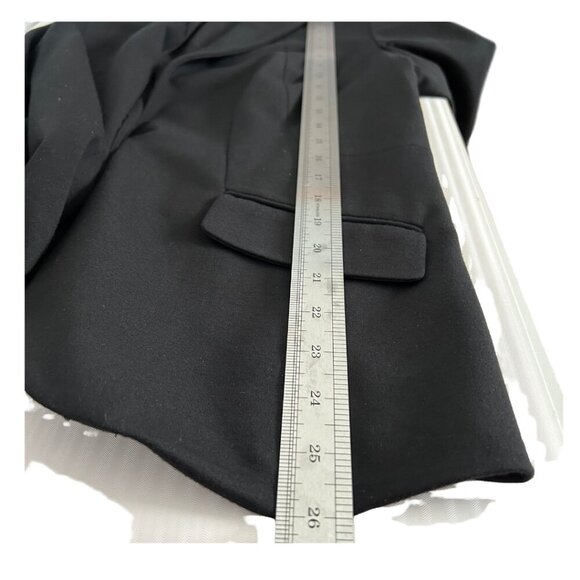 Chico’s Fully Lined Women’s Blazer/Jacket Size Medium 8/10 in Black - Picture 4 of 5